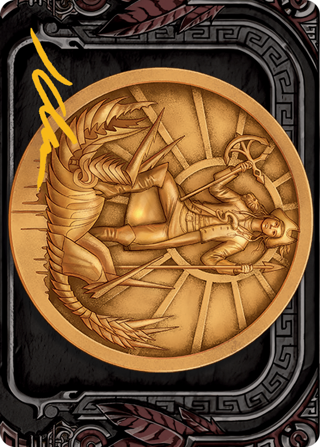 Captain Lannery Storm Art Card (Gold-Stamped Signature) [March of the Machine Art Series] | Jack's On Queen