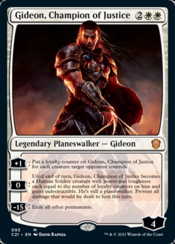 Gideon, Champion of Justice [Commander 2021] | Jack's On Queen