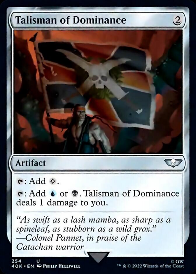 Talisman of Dominance (254) (Surge Foil) [Universes Beyond: Warhammer 40,000] | Jack's On Queen
