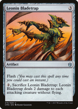 Leonin Bladetrap [Commander Anthology] | Jack's On Queen