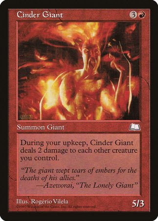 Cinder Giant [Weatherlight] | Jack's On Queen