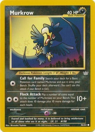 Murkrow (46/64) [Neo Revelation Unlimited] | Jack's On Queen