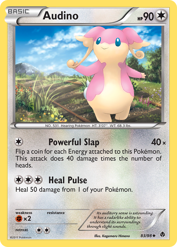 Audino (83/98) [Black & White: Emerging Powers] | Jack's On Queen