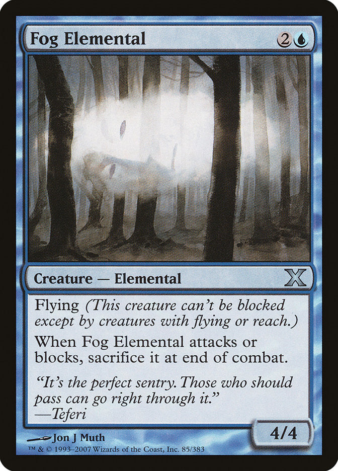 Fog Elemental [Tenth Edition] | Jack's On Queen