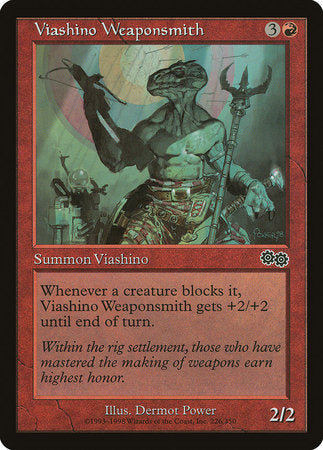 Viashino Weaponsmith [Urza's Saga] | Jack's On Queen