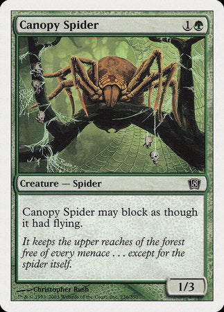 Canopy Spider [Eighth Edition] | Jack's On Queen