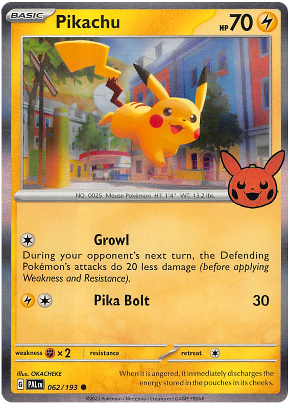 Pikachu (062/193) [Trick or Trade 2023] | Jack's On Queen