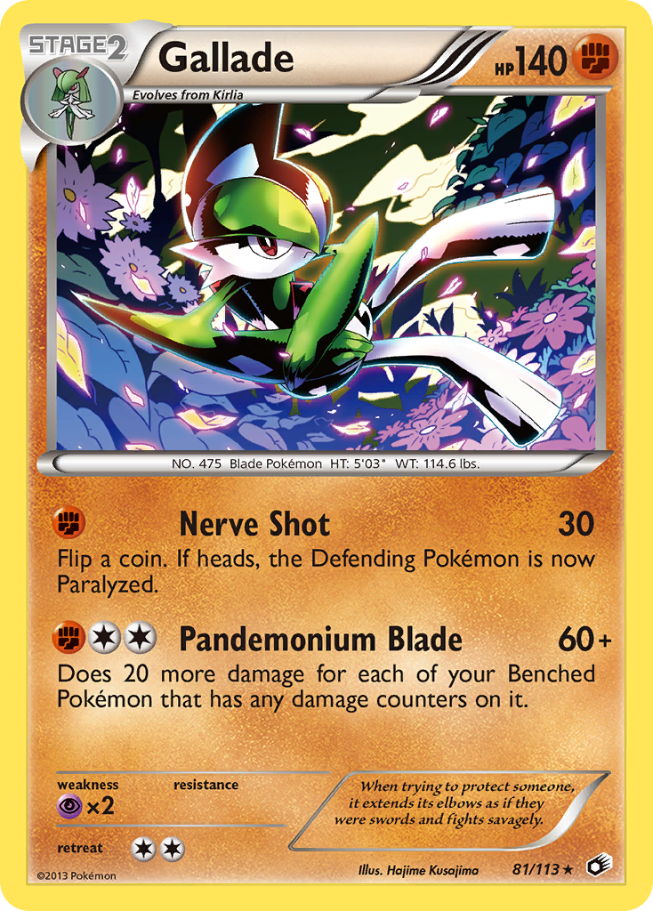 Gallade (81/113) [Black & White: Legendary Treasures] | Jack's On Queen