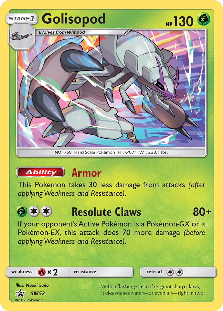 Golisopod (SM52) [Sun & Moon: Black Star Promos] | Jack's On Queen