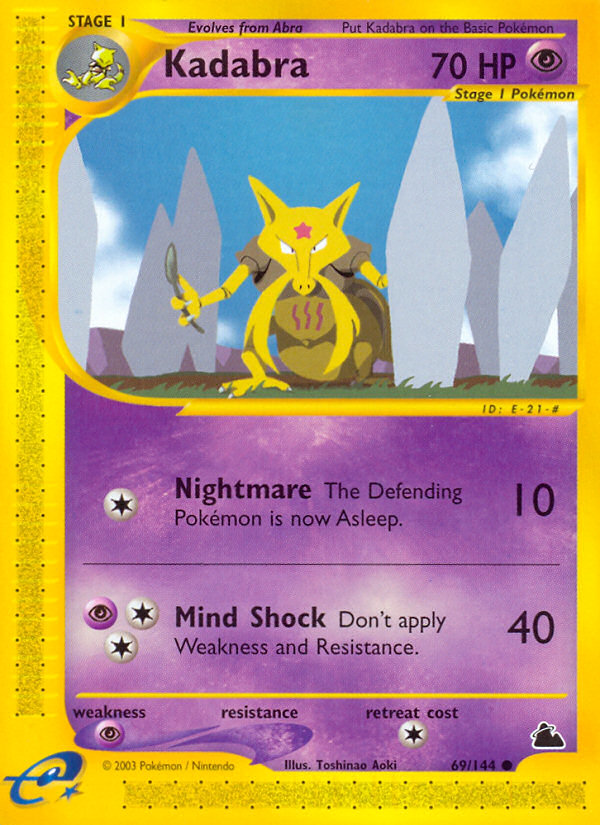 Kadabra (69/144) [Skyridge] | Jack's On Queen