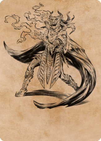Livaan, Cultist of Tiamat Art Card [Commander Legends: Battle for Baldur's Gate Art Series] | Jack's On Queen