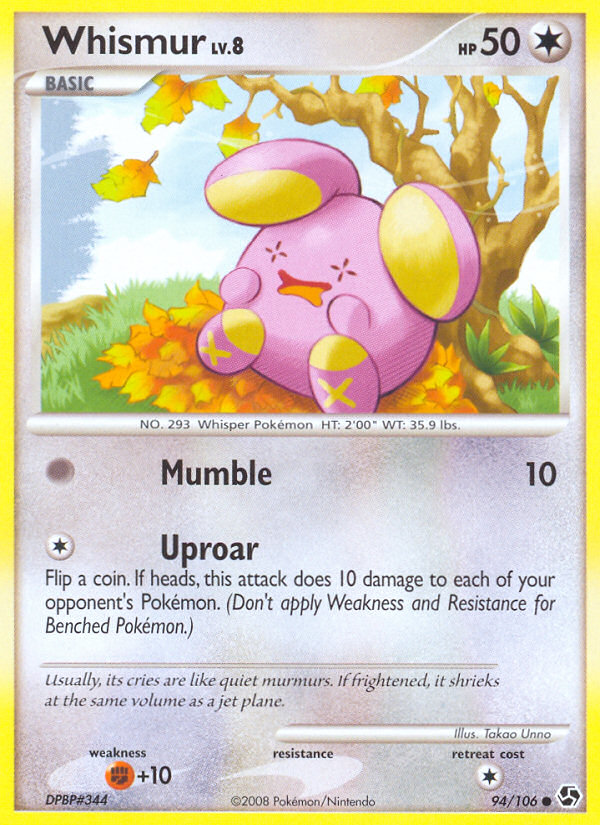 Whismur (94/106) [Diamond & Pearl: Great Encounters] | Jack's On Queen