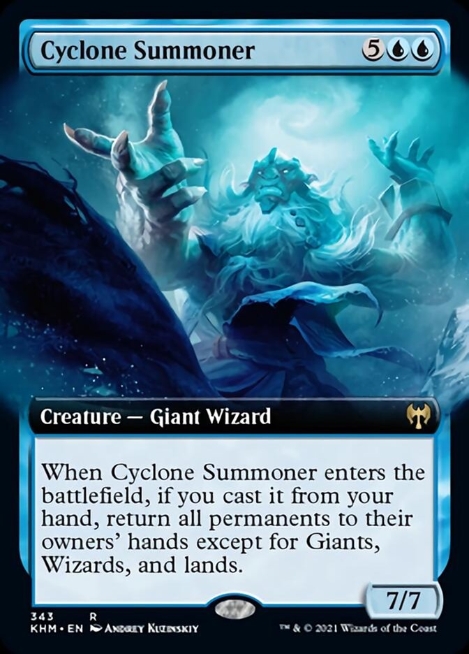 Cyclone Summoner (Extended Art) [Kaldheim] | Jack's On Queen