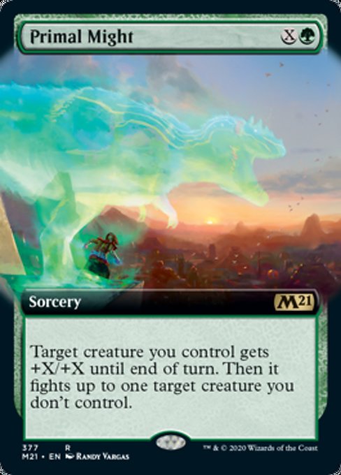 Primal Might (Extended Art) [Core Set 2021] | Jack's On Queen