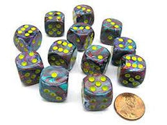 Chessex: D6 Festive™ DICE SET - 12MM | Jack's On Queen
