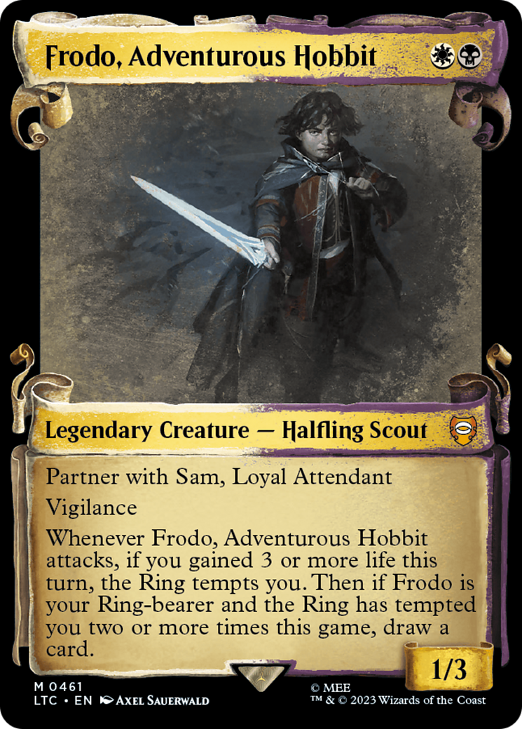 Frodo, Adventurous Hobbit [The Lord of the Rings: Tales of Middle-Earth Commander Showcase Scrolls] | Jack's On Queen