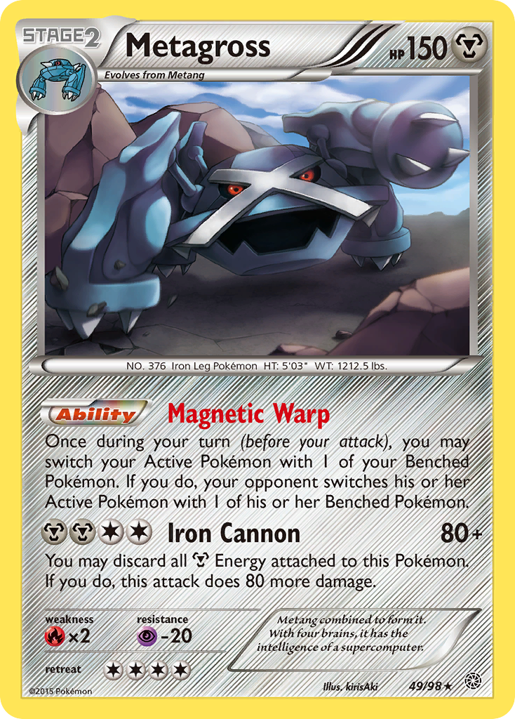 Metagross (49/98) [XY: Ancient Origins] | Jack's On Queen