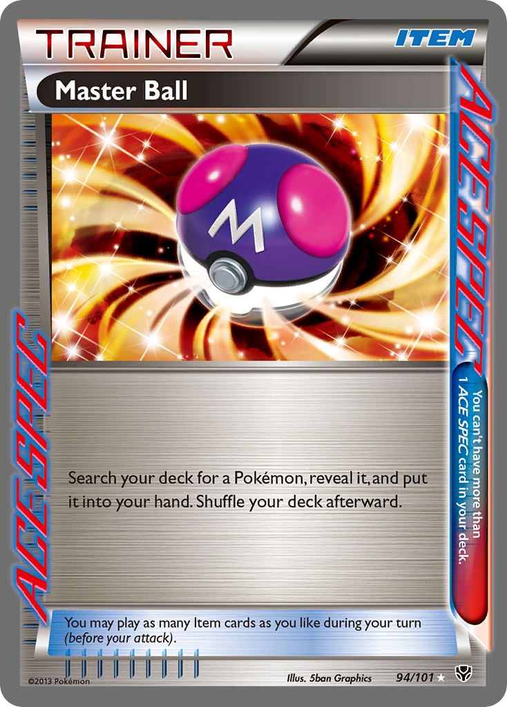 Master Ball (94/101) [Black & White: Plasma Blast] | Jack's On Queen