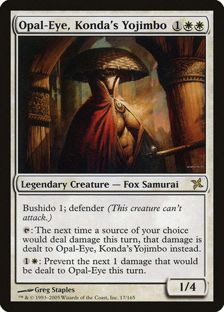 Opal-Eye, Konda's Yojimbo [Betrayers of Kamigawa] | Jack's On Queen