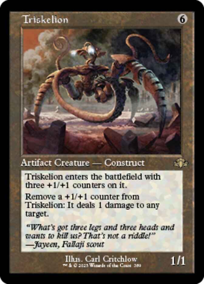 Triskelion (Retro) [Dominaria Remastered] | Jack's On Queen