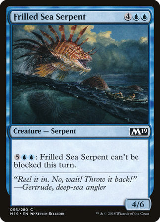 Frilled Sea Serpent [Core Set 2019] | Jack's On Queen