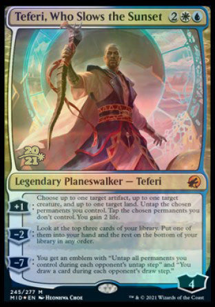 Teferi, Who Slows the Sunset [Innistrad: Midnight Hunt Prerelease Promos] | Jack's On Queen