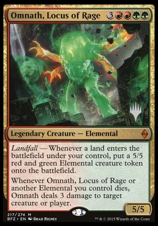 Omnath, Locus of Rage (Promo Pack) [Dungeons & Dragons: Adventures in the Forgotten Realms Promos] | Jack's On Queen