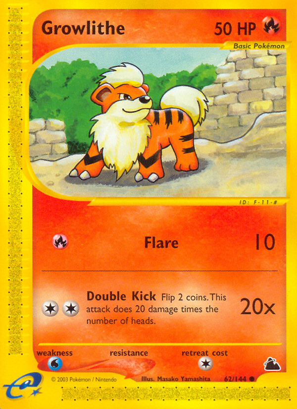 Growlithe (62/144) [Skyridge] | Jack's On Queen