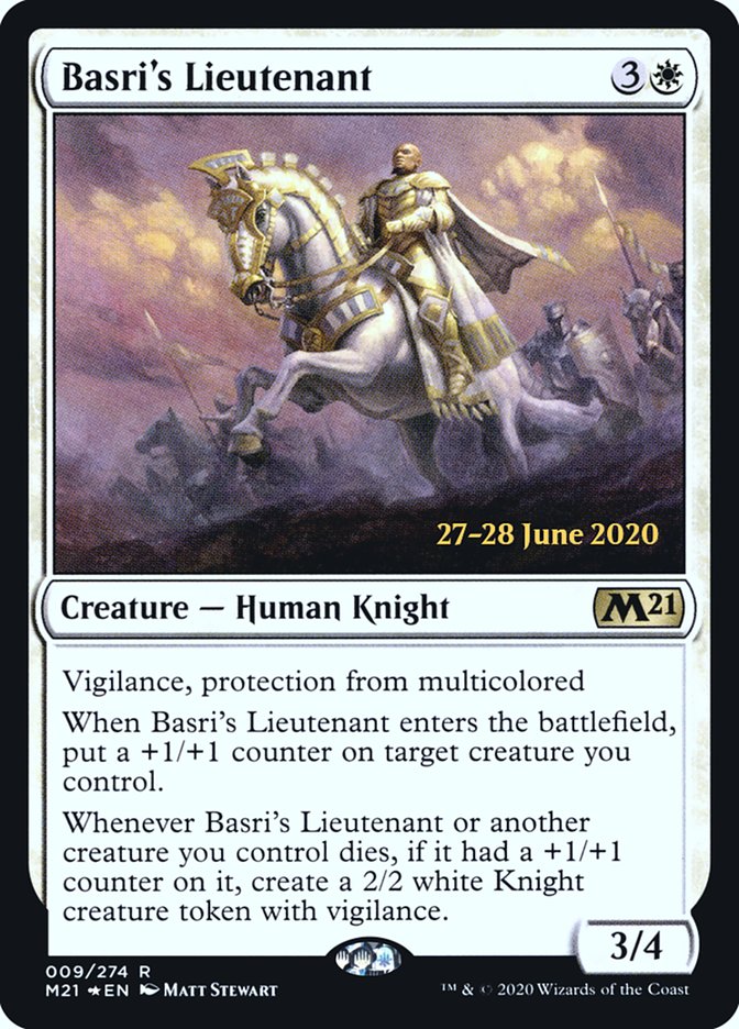 Basri's Lieutenant  [Core Set 2021 Prerelease Promos] | Jack's On Queen