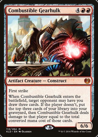 Combustible Gearhulk [Kaladesh] | Jack's On Queen