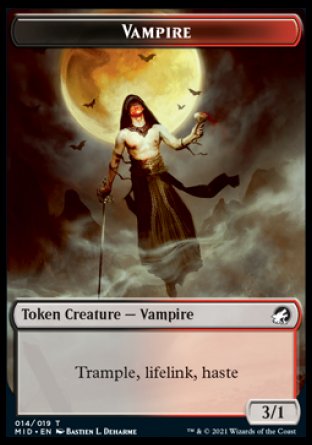 Vampire Token [Innistrad: Midnight Hunt Tokens] | Jack's On Queen