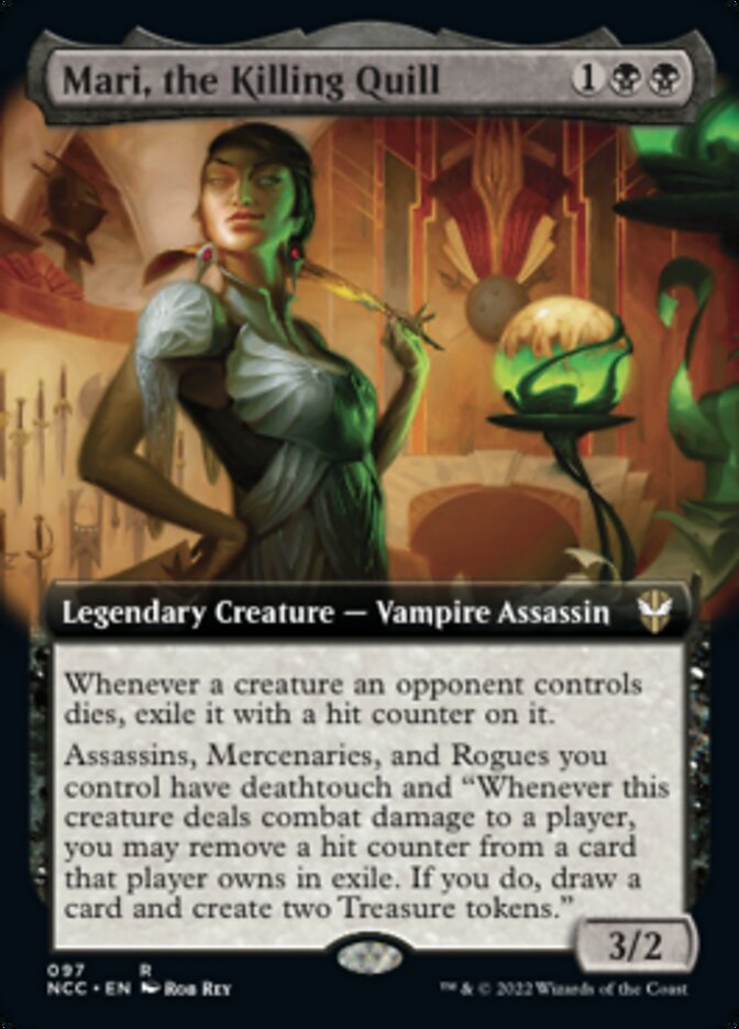 Mari, the Killing Quill (Extended Art) [Streets of New Capenna Commander] | Jack's On Queen