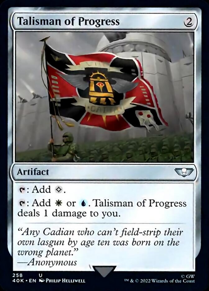 Talisman of Progress (Surge Foil) [Universes Beyond: Warhammer 40,000] | Jack's On Queen