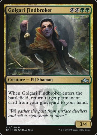 Golgari Findbroker [Guilds of Ravnica] | Jack's On Queen