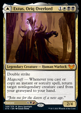 Extus, Oriq Overlord // Awaken the Blood Avatar [Strixhaven: School of Mages] | Jack's On Queen