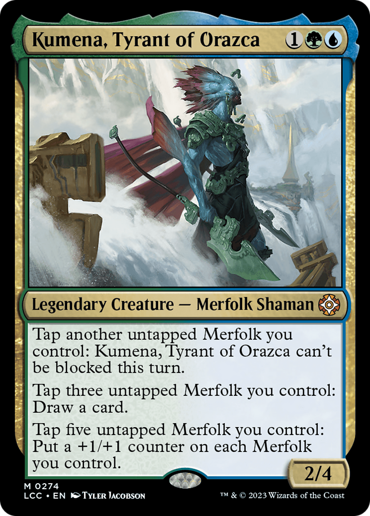 Kumena, Tyrant of Orazca [The Lost Caverns of Ixalan Commander] | Jack's On Queen