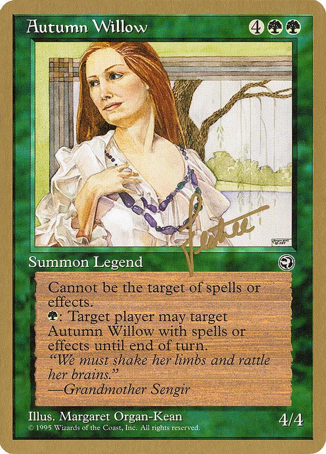 Autumn Willow (Bertrand Lestree) [Pro Tour Collector Set] | Jack's On Queen