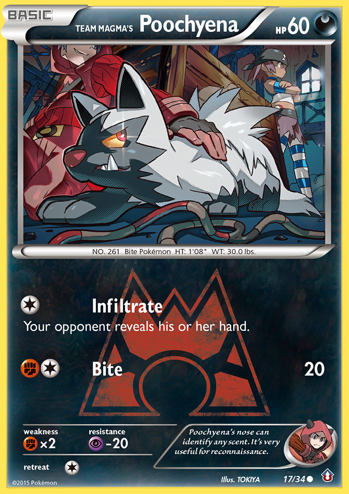 Team Magma's Poochyena (17/34) [XY: Double Crisis] | Jack's On Queen