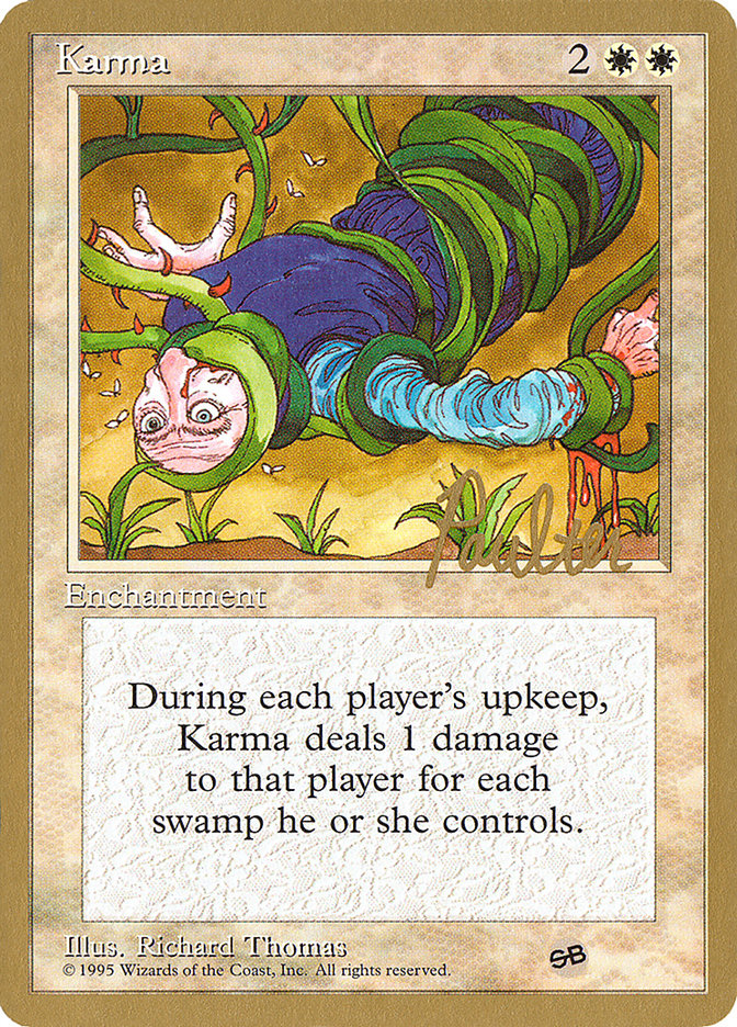 Karma (Preston Poulter) (SB) [Pro Tour Collector Set] | Jack's On Queen