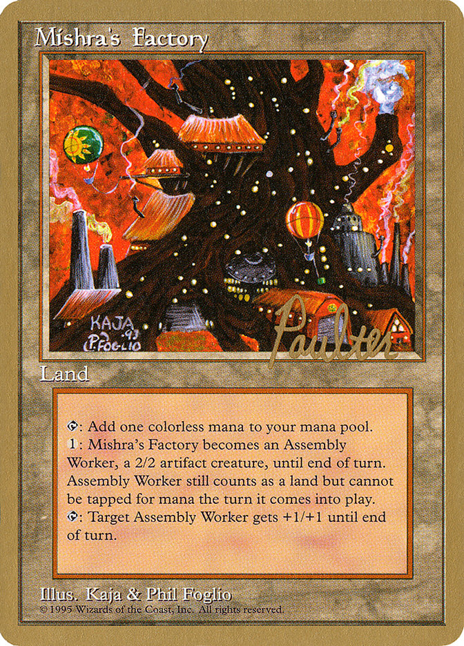 Mishra's Factory (Preston Poulter) [Pro Tour Collector Set] | Jack's On Queen