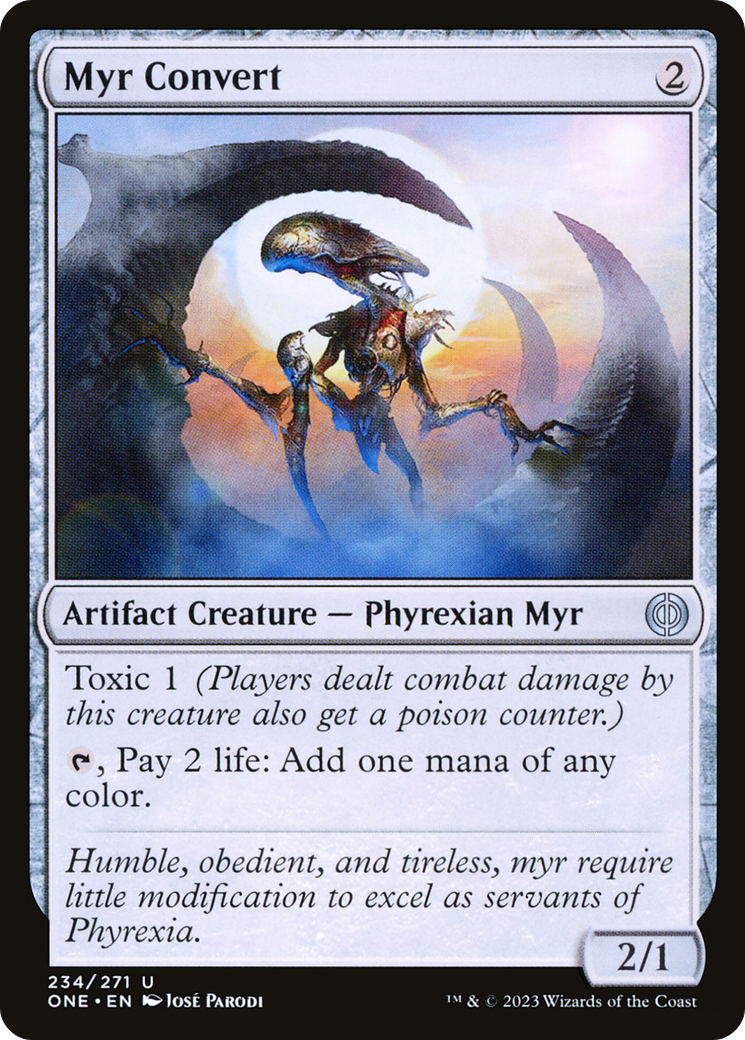 Myr Convert [Phyrexia: All Will Be One] | Jack's On Queen