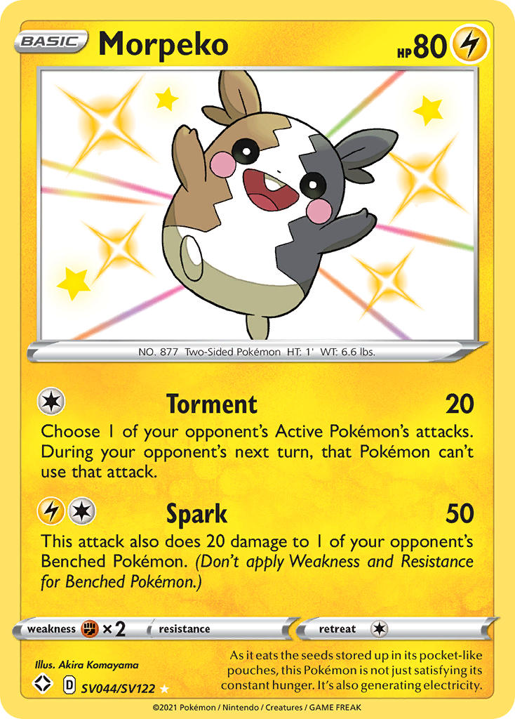 Morpeko (SV044/SV122) [Sword & Shield: Shining Fates] | Jack's On Queen