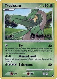 Tropius (52/111) (Staff Prerelease Promo) [Nintendo: Black Star Promos] | Jack's On Queen