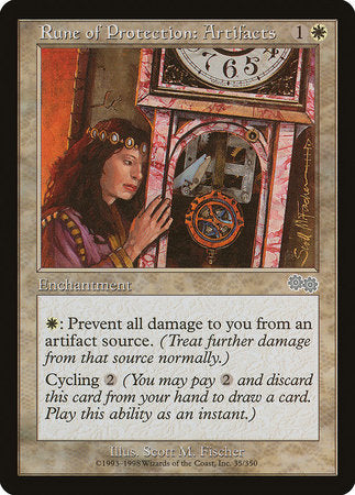 Rune of Protection: Artifacts [Urza's Saga] | Jack's On Queen