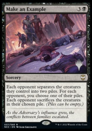 Make an Example (Promo Pack) [Streets of New Capenna Commander Promos] | Jack's On Queen
