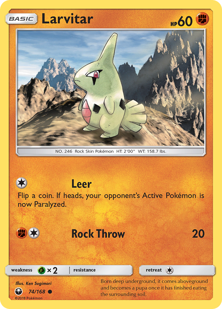 Larvitar (74/168) [Sun & Moon: Celestial Storm] | Jack's On Queen