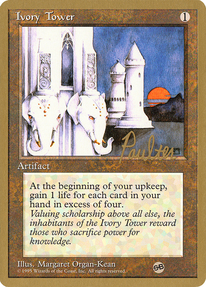Ivory Tower (Preston Poulter) (SB) [Pro Tour Collector Set] | Jack's On Queen