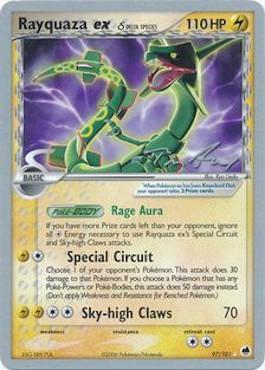 Rayquaza ex (97/101) (Delta Species) (Legendary Ascent - Tom Roos) [World Championships 2007] | Jack's On Queen