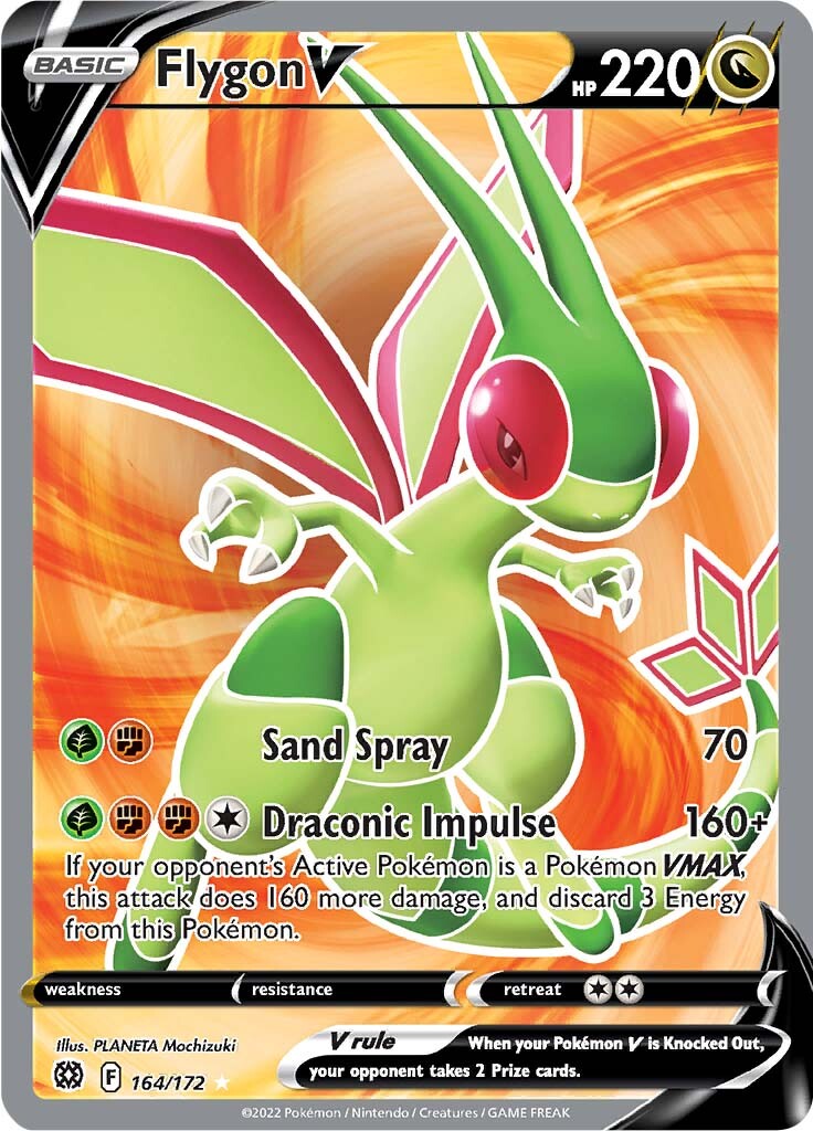 Flygon V (164/172) [Sword & Shield: Brilliant Stars] | Jack's On Queen