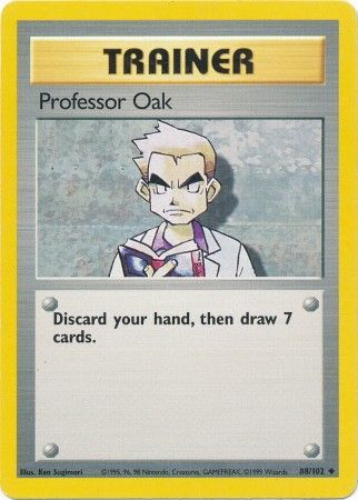 Professor Oak (88/102) [Base Set Unlimited] | Jack's On Queen